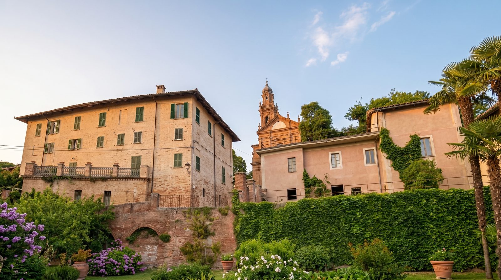 Villa San Secondo, in the Monferrato hills near Bric del Vento