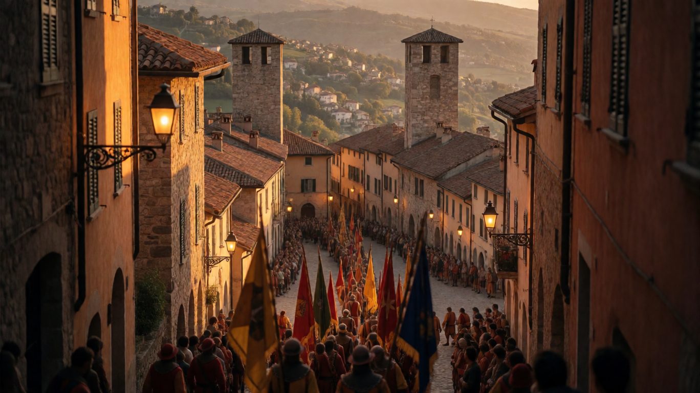 The Palio degli Asini medieval festival in Cocconato
